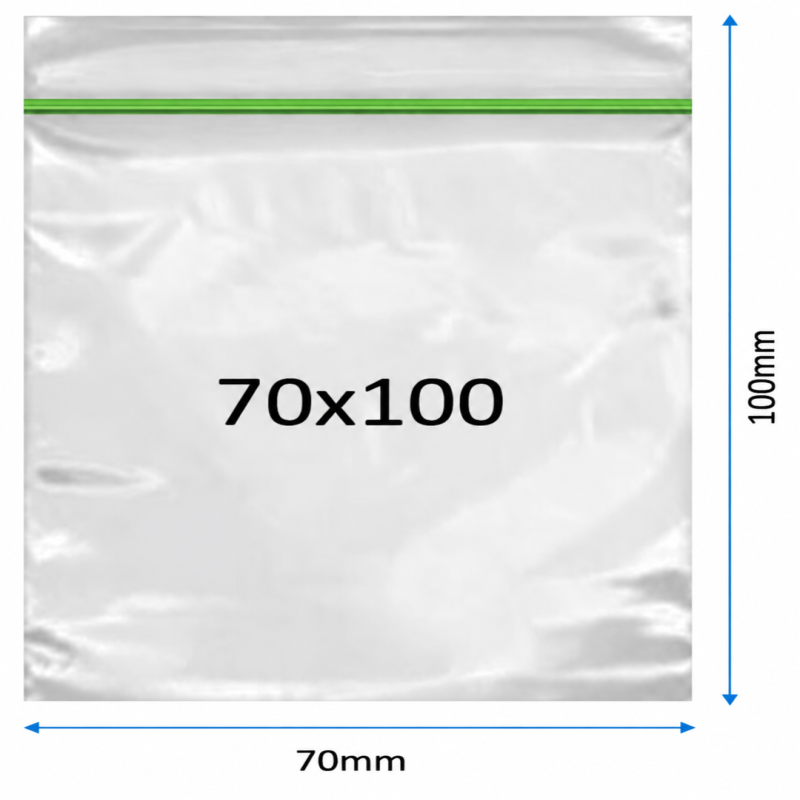 Plain Baggy Zipper 70x100