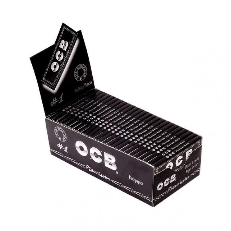 OCB Black KS Medium Rolling Paper PK50