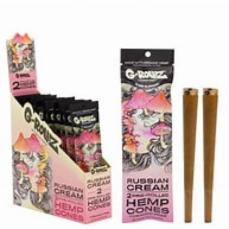 G-Rollz Herbal Blunt Cones PK12x2- Cream Pi