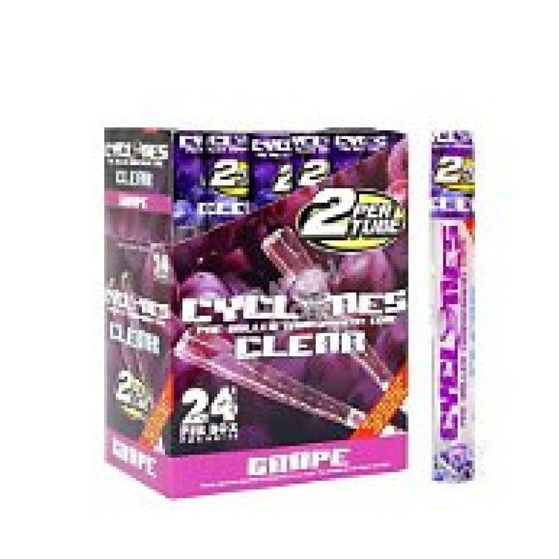 Cyclones Clear Cone PK.24 x1 Grape
