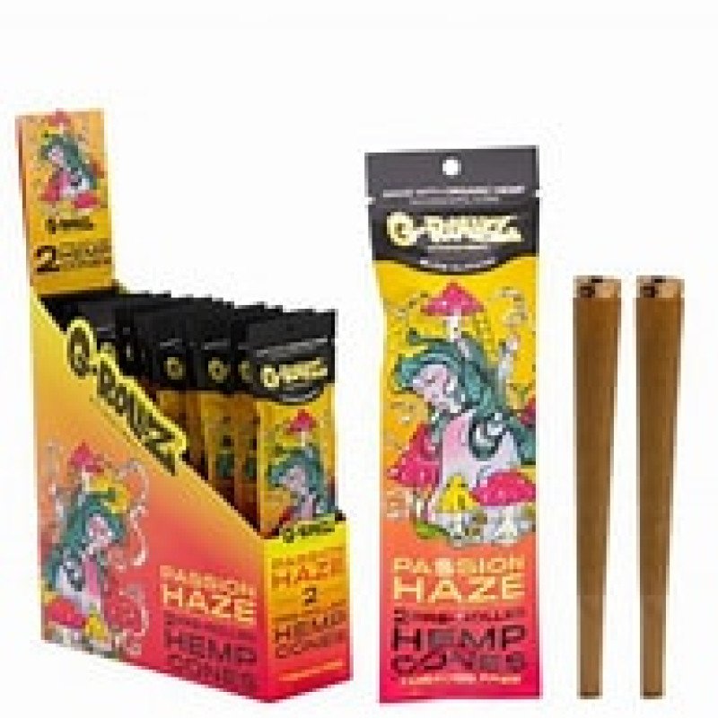 G-Rollz Hemp Cones PK12- Passion Haze