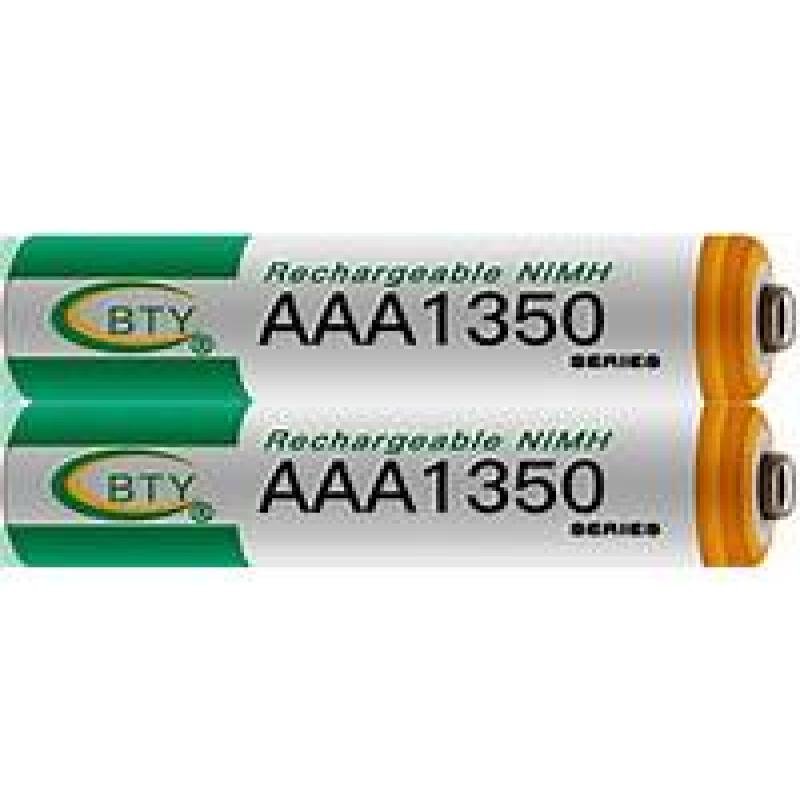 Recahargable Battery BTY AAA 1350mAh PK 2