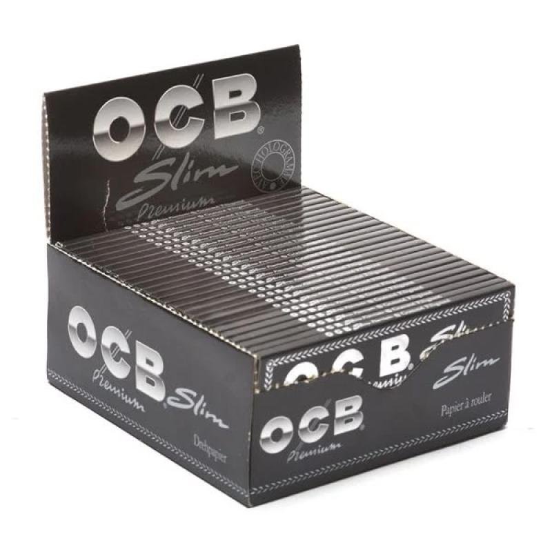 OCB Rolls Black Slim PK24
