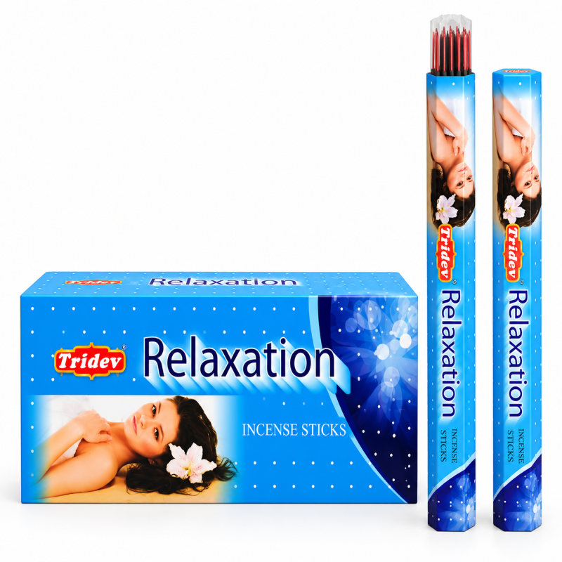 Tridev Incense Stick Relaxation Hexa Series pk6