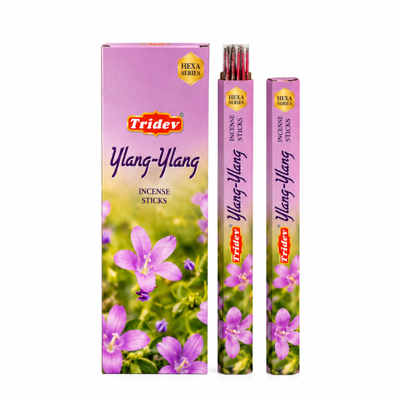 Tridev Incense Stick ylang ylang Hexa Series PK6