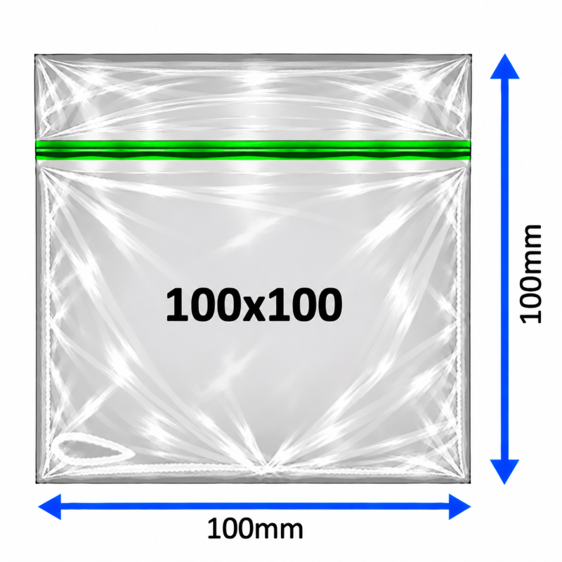 Plain Baggy Zipper 100x100