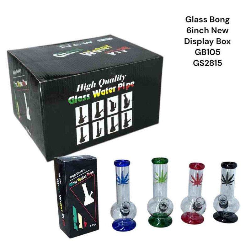 GS2815 - Glass Bong GB105 12cm/5inch -