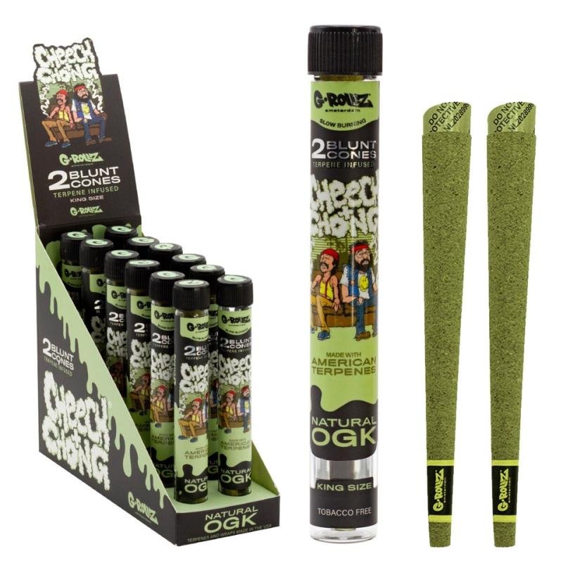 G-Rollz Herbal Blunt Cones PK12x2- Natural OGK