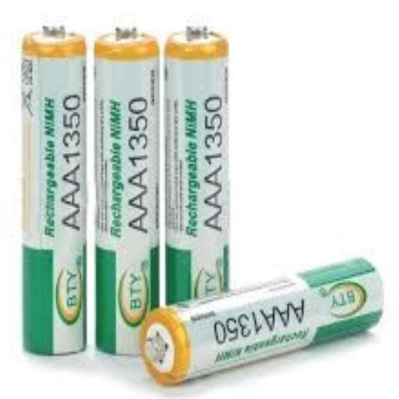 Recahargable Battery BTY AAA 1350mAh PK 4