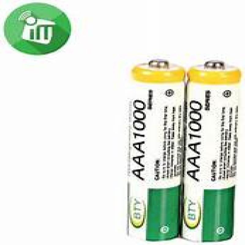Recahargable Battery BTY AAA 1000mAh PK 2